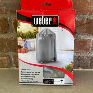 Weber 19 inch gray grill over